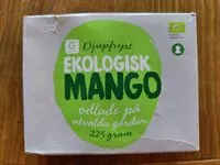 Amount of sugar in Organic Deep Frozen Mango