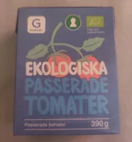 İçindeki şeker miktarı ekologiska Passerade tomater