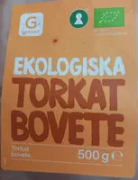 Amount of sugar in Ekologiska torkat bete