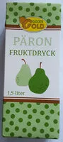 入っている砂糖の量 Päron Fruktdryck