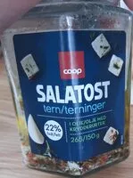 Jumlah gula yang masuk Salatost terninger i olje med krydderurter