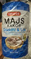 Zuckermenge drin Majs Kakor Gräddfil & Lök