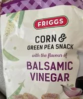 Zuckermenge drin Corn & pea snack - balsamic vinegar