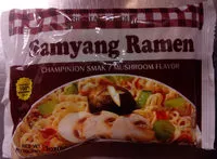 İçindeki şeker miktarı Samyang Ramen Mushroom Flavor