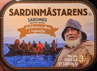 入っている砂糖の量 Sardiner delikatessrökta i rapsolja