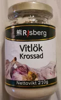 含糖量 Vitlök krossad