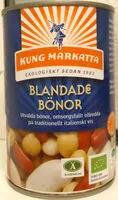 Suhkru kogus sees Blandade bönor