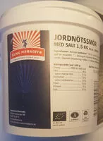 Suhkru kogus sees Jordnötssmör med salt