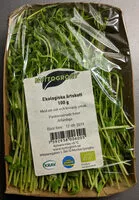 Organic pea shoots