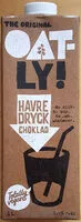 入っている砂糖の量 OATLY Havredryck choklad