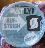 Zucker und Nährstoffe drin Oatly