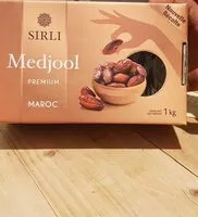 Sokerin määrä sisällä Dattes Medjool