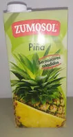 入っている砂糖の量 Zumasol piña
