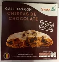 Cantidad de azúcar en Galletas con chispas de chocolate Sweetwell