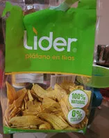 Quantité de sucre dans Plátanos en tiras