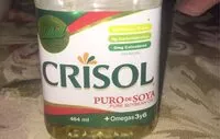 Sucre et nutriments contenus dans Crisol