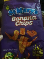 Quantité de sucre dans fire banana chips