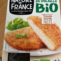 चीनी की मात्रा Escalopes milanaises de volaille bio