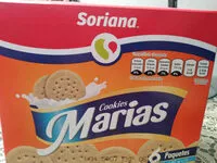 Jumlah gula yang masuk Galletas maria soriana