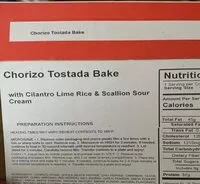 入っている砂糖の量 Chorizo tostada bake