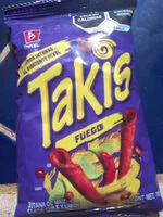Jumlah gula yang masuk Takis Fuego