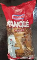 Cantidad de azúcar en Panqué con Nuez
