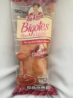 Cantidad de azúcar en Bigote con relleno de cajeta