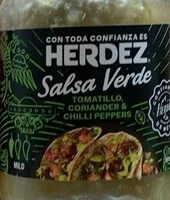Quantité de sucre dans Salsa Verde