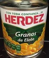 Quantité de sucre dans Granos de elote Herdez
