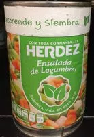 Quantité de sucre dans Ensalada de legumbres Herdez