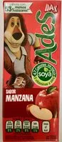 入っている砂糖の量 Soya + Jugo de manzana