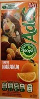 入っている砂糖の量 Soya + Jugo de naranja