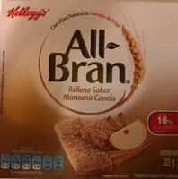 Suhkru kogus sees All Bran Manzana Canela