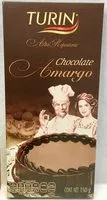 चीनी की मात्रा Chocolate amargo