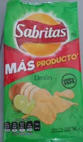 Amount of sugar in Sabritas limón