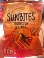 含糖量 Botana salada 4 granos sabor chiles rojos
