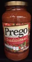 中的糖分和营养成分 Prego