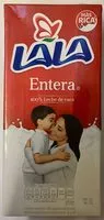 入っている砂糖の量 Leche Lala entera