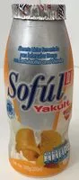 Cantidad de azúcar en Alimento lácteo Sofúl Yakult bebible sabor mango