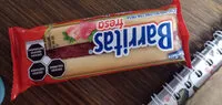 Jumlah gula yang masuk Galletas con relleno Marinela Barritas fresa