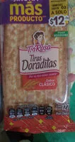 Cantidad de azúcar en tiras doraditas