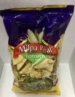 Amount of sugar in Totopos de maíz