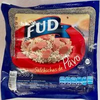 Cantidad de azúcar en Fud Salchichas de pavo