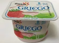 Cantidad de azúcar en Yoplait Griego sabor fresa