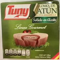Quantité de sucre dans Lomo de atún  aleta amarilla solido en aceite