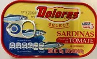 Jumlah gula yang masuk SARDINAS EN SALSA DE TOMATE