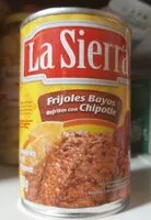 含糖量 Frijoles Bayos refritos con chipotle
