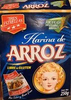 चीनी की मात्रा Harina de Arroz
