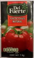 Jumlah gula yang masuk PURE DE TOMATE NATURAL
