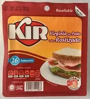 Cantidad de azúcar en Kir Pollo Rostizado